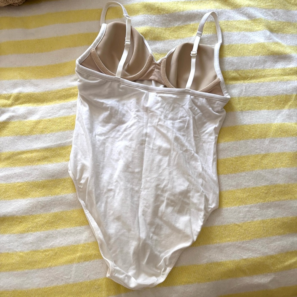 Victoria’s Secret white tank IPEX bodysuit, 34B EUC - Picture 6 of 11